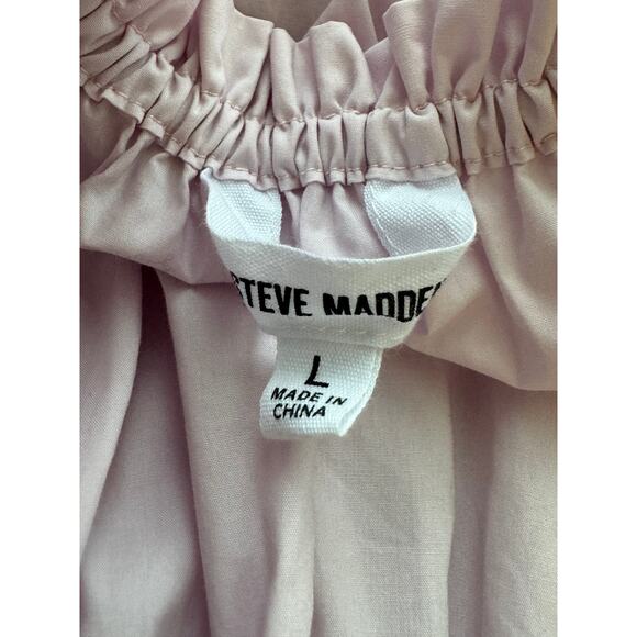 New ~ STEVE MADDEN ~ Pink Tulle 100% Cotton Mireya Mini Dress Size L - Picture 7 of 9